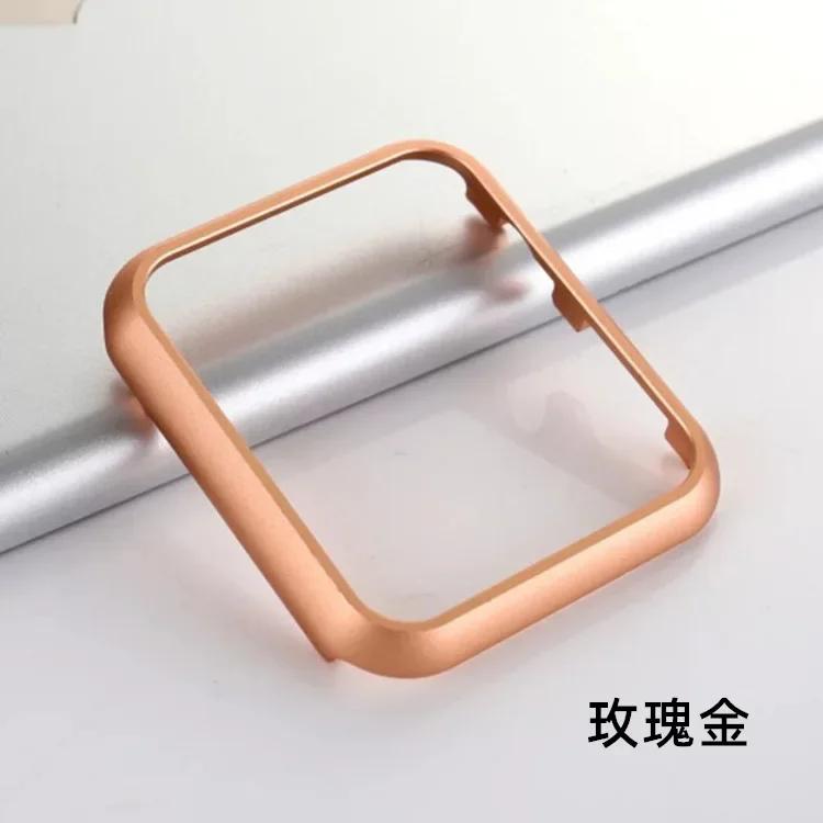 Metallgehäuse für Apple Watch Ultra 2 Series 9 8 7 41 mm 45 mm Aluminiumlegierung Bumper Cases für iWatch 6 SE 40 mm 44 mm Rahmenabdeckung