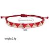 Bohemian Bracelet Handmade Woven Friendship Braided Rope Chain Beads Bracelet Multicolour Miyuki Adjustable Beaded
