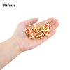 7 Pcs Golden Red Tree Stump Root Metal Dice Solid Metal Polyhedral Dice Set Suitable for Role-Playing RPG  Board Game Card Game