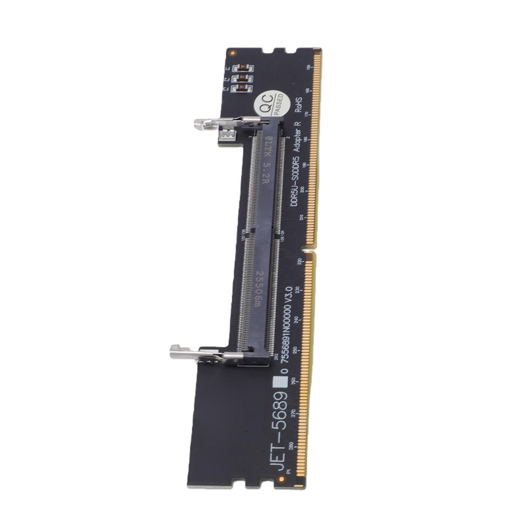 DDR5 U-DIMM to SO DDR5 RVS Adapter Card Laptop to Desktop Memory Converter for Computer Repair and Maintenance