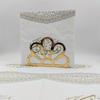 20Pcs Printed Eid Al-Fitr Napkins Disposable Double Layer Ramadan Napkins Wood Pulp Safe Mouth Wiping Tissue
