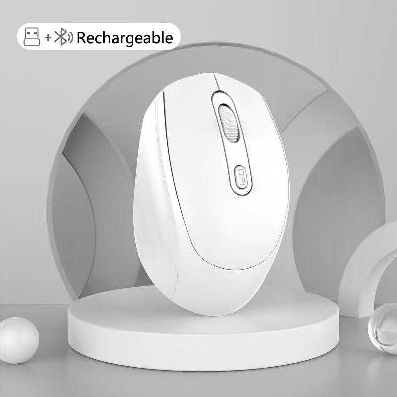 Drahtlose Maus 2,4G Bluetooth Ergonomische Optische PC Laptop Schnurlose Mäuse für Windows Computer Büro