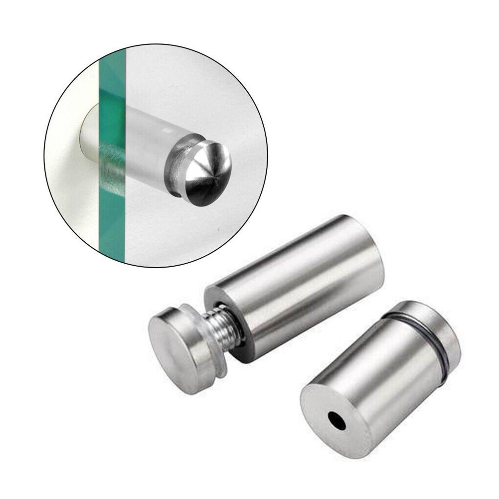 20 PCS Stainless Steel Stand Off Bolts for Secure Installation of Acrylic and Glass Signage Advertisement Fixings