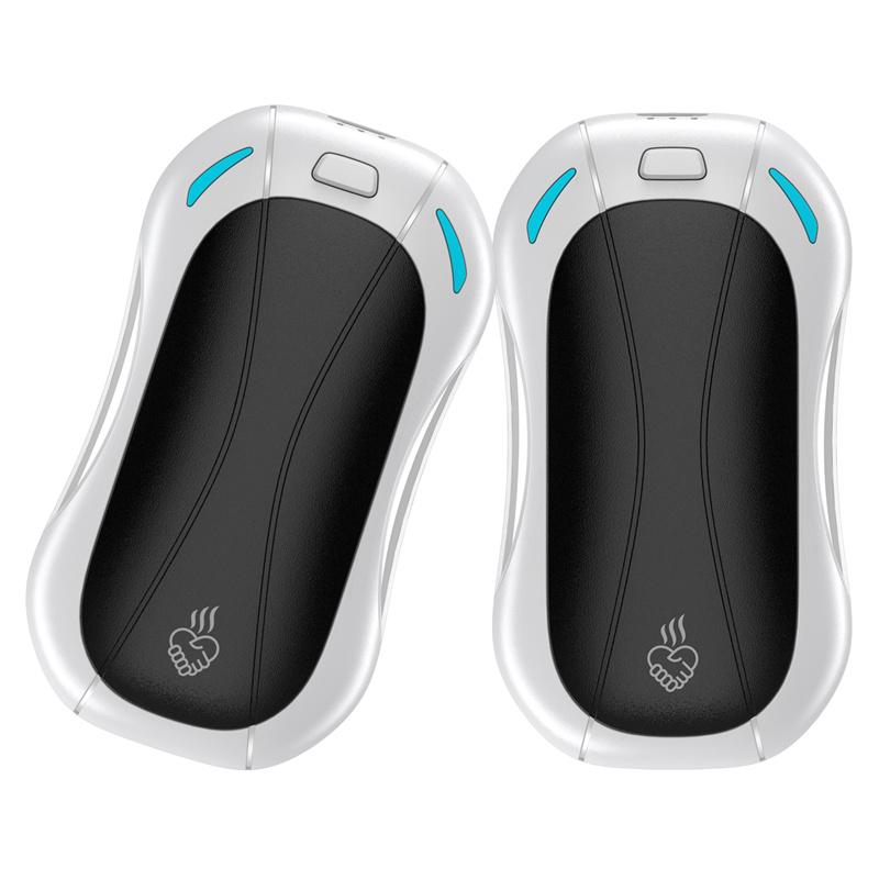 2 шт. Грелки для рук перезаряжаемые, Электрические грелки для рук, Быстро нагревающаяся карманная грелка многоразового использования для улицы/кемпинга/катания на лыжах