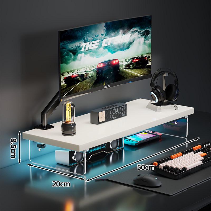 Creative E-sports Acrylic Laptop Stand with Adjustable Desktop Display Support