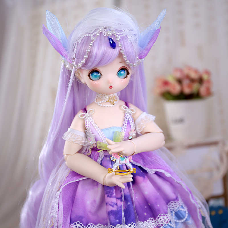 Official Dream Fairy 1/4 Kawaii 16 Inch Ball Jointed Doll Full Set With Student Uniform Bjd Msd Diy Collection Toy Girls