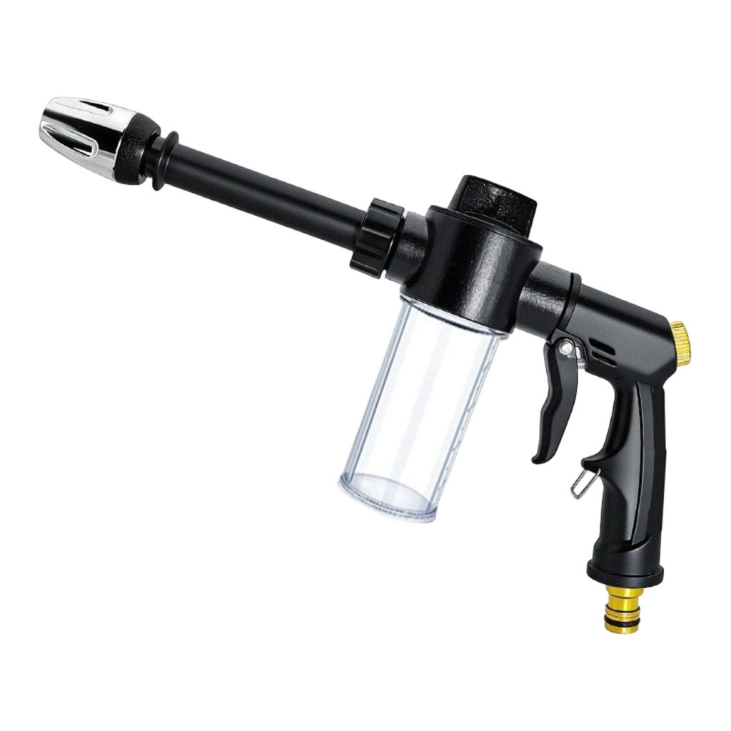 High Pressure Foam Sprayer Gun with Adjustable Nozzle and Soap Dispenser for Garden Watering Car Washing Cleaning