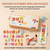 26 Letter Spelling Toys for Kids Educational Early Learning Preschool Teaching Aids with Storage Box