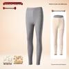 Women's Fleece-Lined Thermal Leggings with Silk Floss & Knee Protection