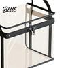 Kids Toy Storage Box Transparent Clothes Bag with Sturdy Handles Durable Plastic Visibility Bin Book Organizer Moisture-proof Toys Container