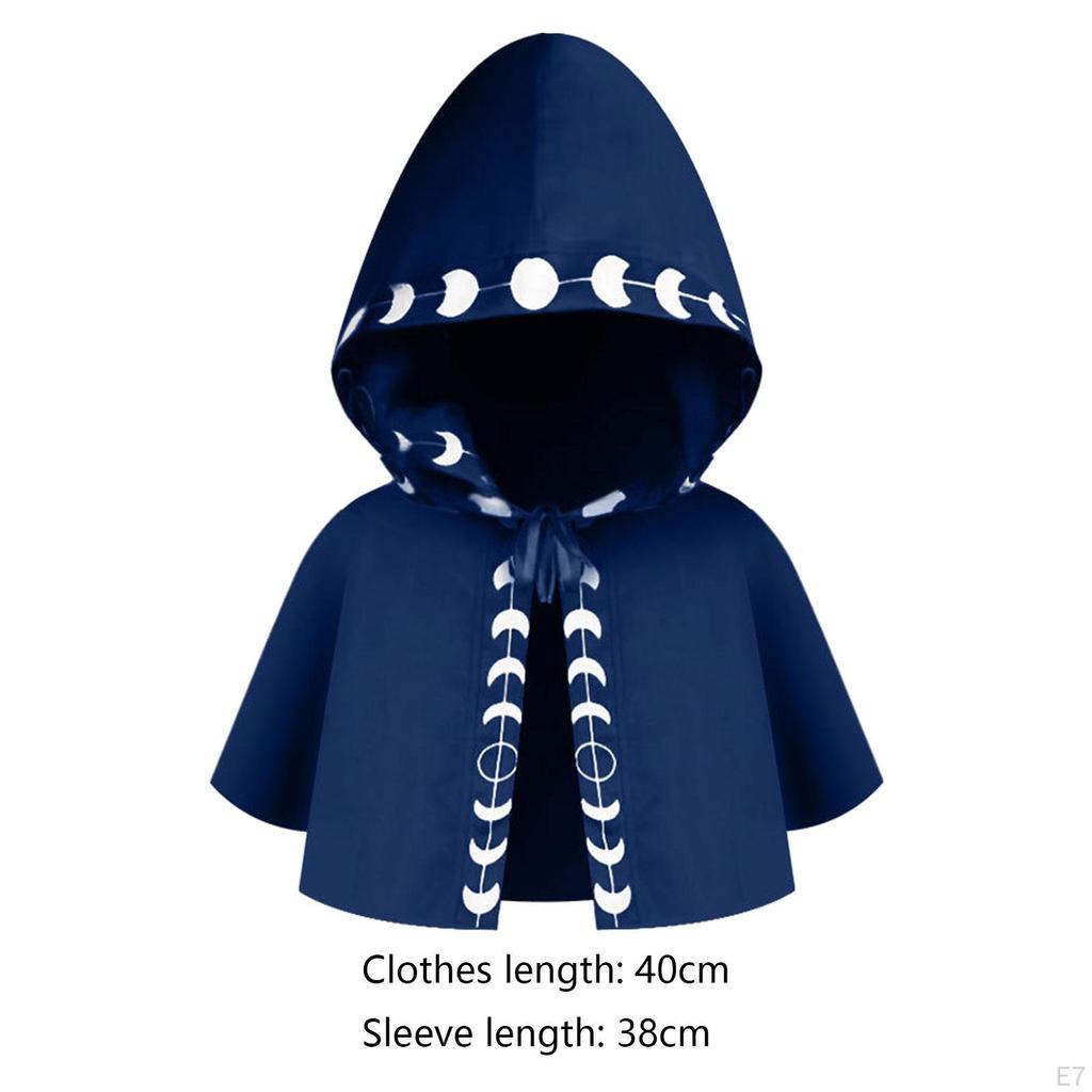 Gothic Hooded Cape for Halloween Cosplay and Role Playing