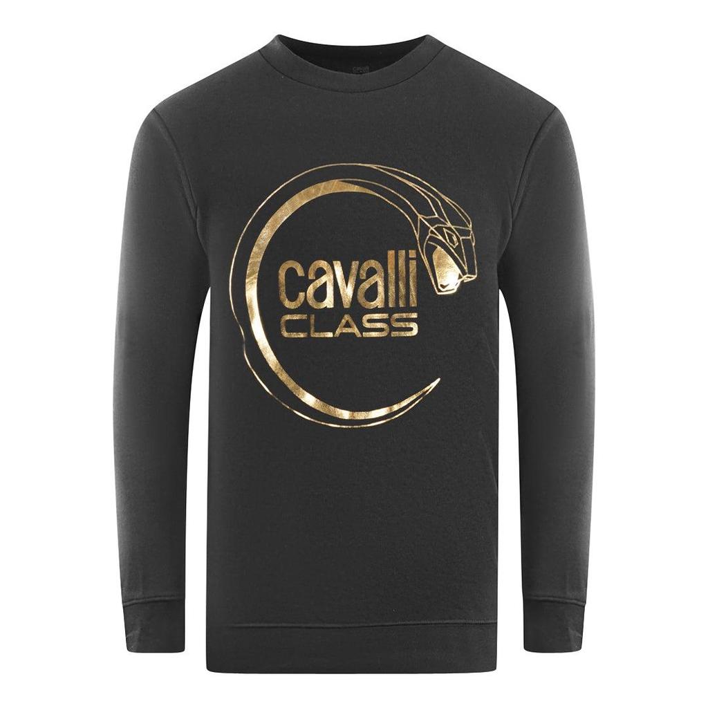 Cavalli Class Unisex Adult Piercing Snake Logo Sweatshirt