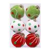 Plush Christmas Balls with Lanyard Seasonal Hanging Ornaments Elegant Xmas Tree Decoration for Home And Holiday Parties