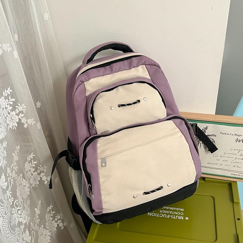 Travel American Backpack Large Capacity Mountaineering Bag Junior High School Student Schoolbag Men'S Computer Bag Sports Outdoor Backpack Women