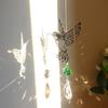 Crystal SunCatcher Prisms Hanging Rainbow Chaser Window Wind Chime Tree of Life Car Art Hanging Pendant Home Garden Decoration