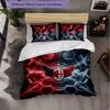 Set Lenzuola AC Milan Modello 3 Pezzi Morbida Copripiumino in Microfibra con Federe per Camera da Letto