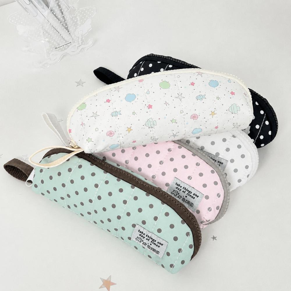 with Hand Strap Pen Bag Large Capacity Stationery Bag INS Pencil Case  Gift