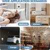 Small Wall Mounted Air Quality Analyzers Detecting Combustible Gas CO Temperature Moisture 105mm Long for Indoor Safety