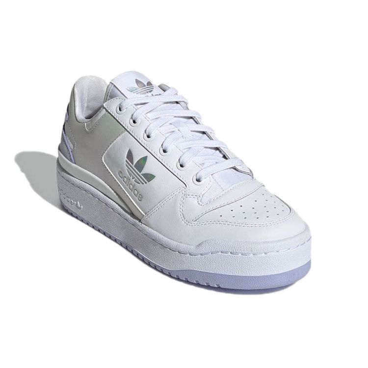 Adidas Originals Forum Bold Low Top Sneakers Women Sneakers White Purple GX5058