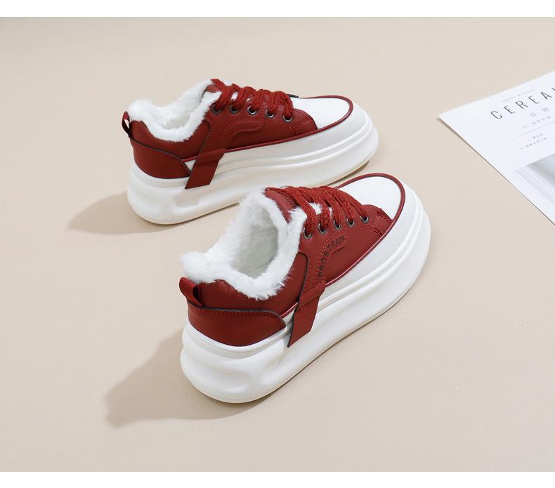 Fashion Autumn Winter New Woman's Casual Shoes High Quality Trendy Versatile Platform Sneakers Female Boards Shoe Non Slip Warm Walking