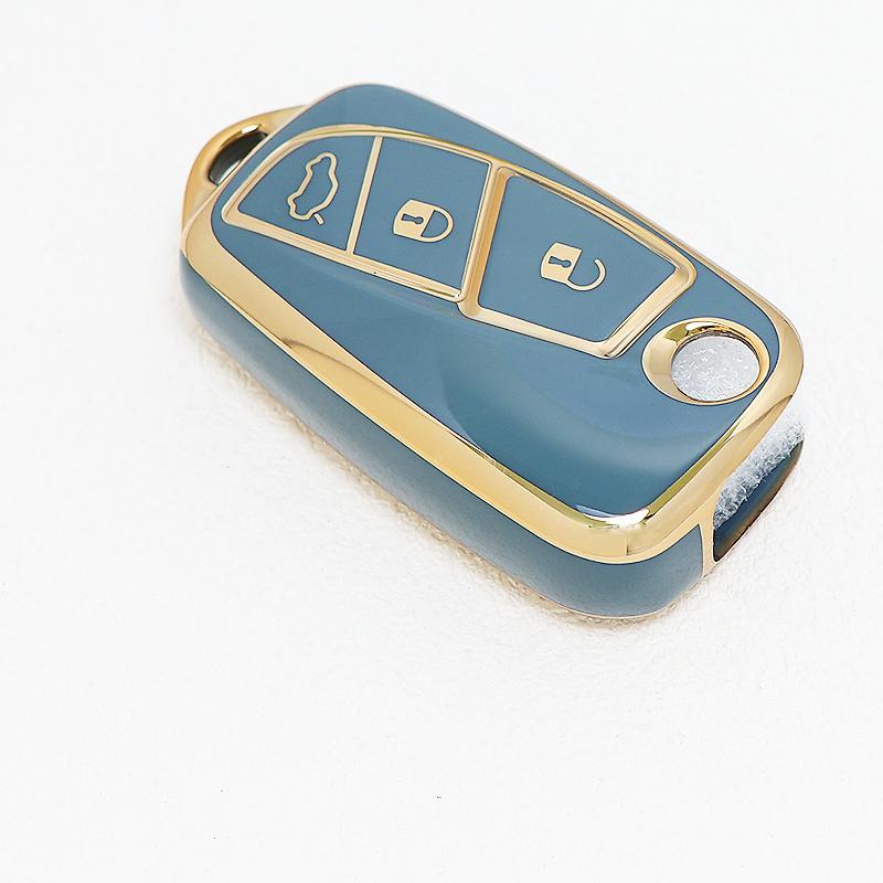 

Auto Kyelss Protector Keychain Protection For Fiat Grande Punto Panda Dot Streetka Vehicles Car Remote Key Cover Holder
