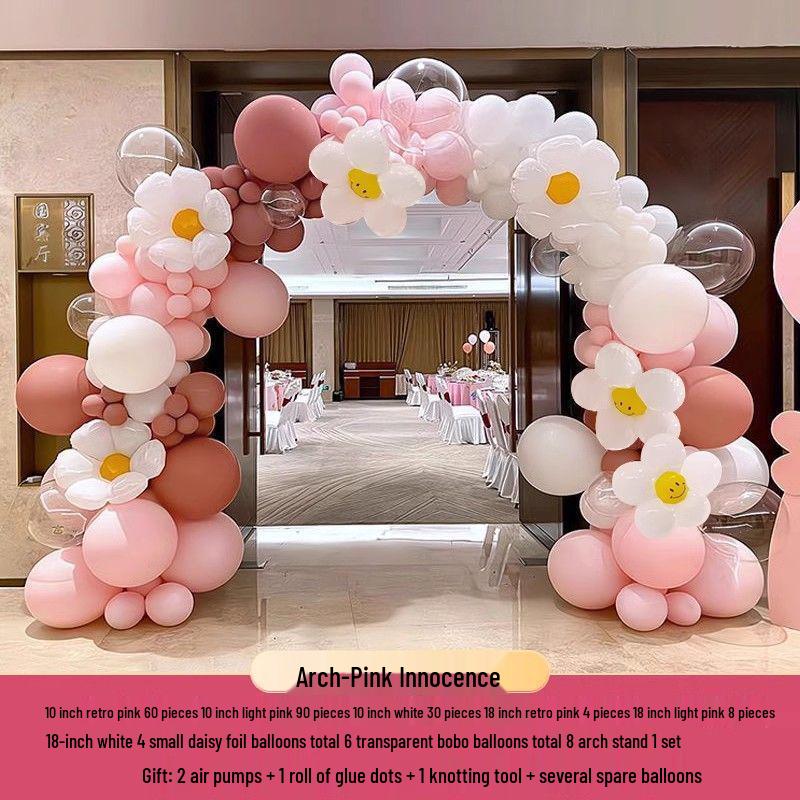 Rose Red Balloon Arch for Weddings, Birthdays, and Events