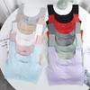 Comfortable Plus Size Wireless Seamless Ice Silk Sports Bra with Beautiful Back Design