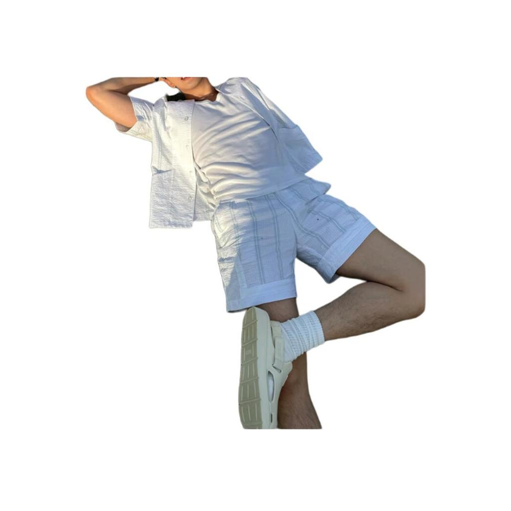 New PUMA Casual Shorts Unisex White 628236-02