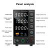 MultiFunction Power Supply 0 to 30V/60V/120V/160V Encoders Knob Two USB Type C Fast Charging Port