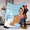 1pc Ms Rachel4 Theme Blanket - Digital Print, Polyester, Cozy for All Seasons, Perfect for Outdoor, Camping, and Travel