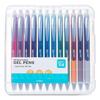 Retractable Gel Pens Assorted Colors 24 Count Medium Point 07mm Quick Dry Ink Ergonomic Grip Pocket Clip Art Supplies