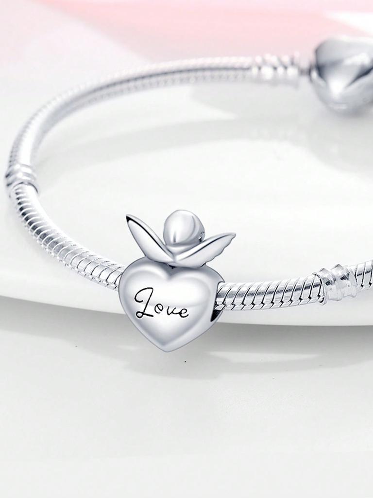 Angel Love Beads Charm Copper Plated Fit Charms Copperoriginal Bracelet For Jewelry Making Diy Charm