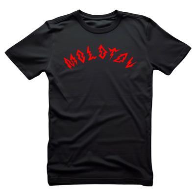 MOLOTOV" SPANISH ROCK Black Short Sleeve Cotton T-shirt Unisex