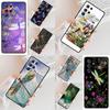 Dragonfly Pattern Cell Phone Case for Samsung Galaxy S26 Ultra S25 S24 S23 S22 S21 S20 Note10 Cover
