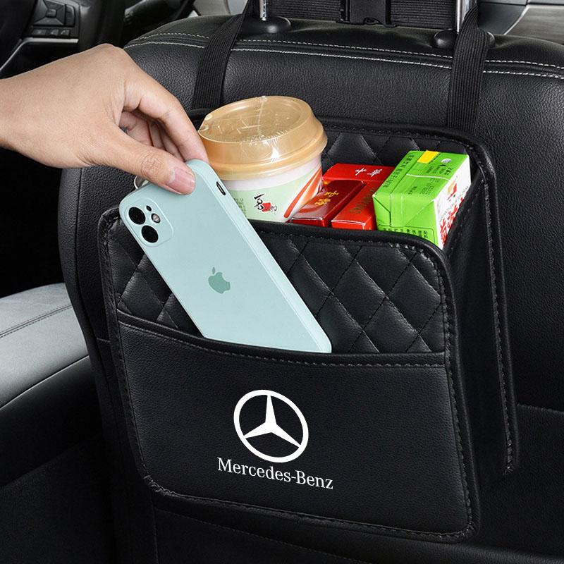 CRV1 Car Backseat Organizer Auto Multifunction Storage Bag For Mercedes Benz W203 W204 W205 W206 W212 CLK GLA C E S Class Accessories