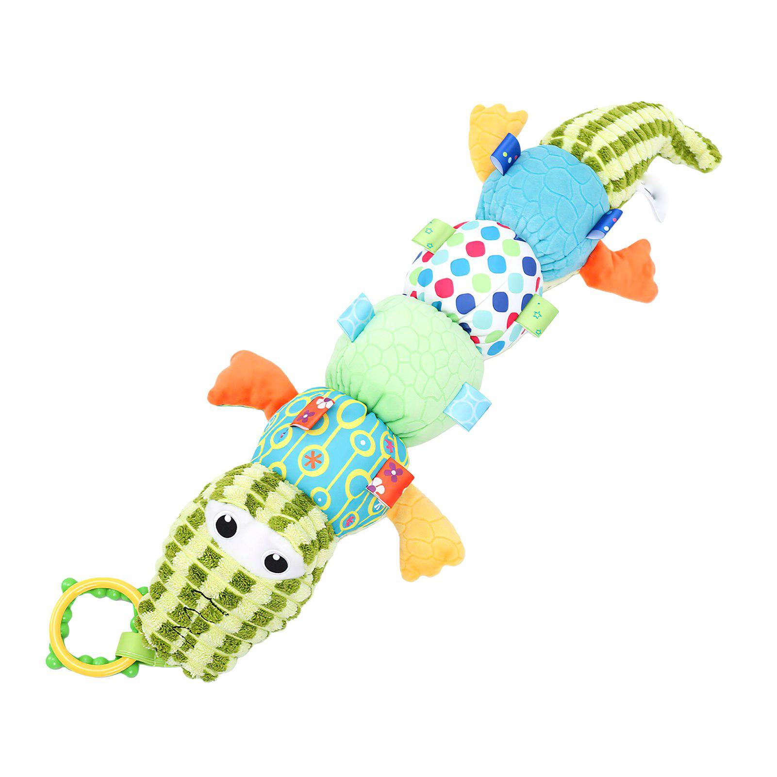 Baby Musical Stuffed Sensory Toy Infant Soft Music Animal Toy with Crinkle for Tummy Time Newborns Above 0 Months