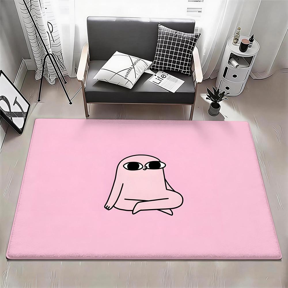 Character K Ketnipz Floor Mat Eco Flannel Doormat Non Slip Odorless Indoor Floor Rug Soft Short Plush Home Mat