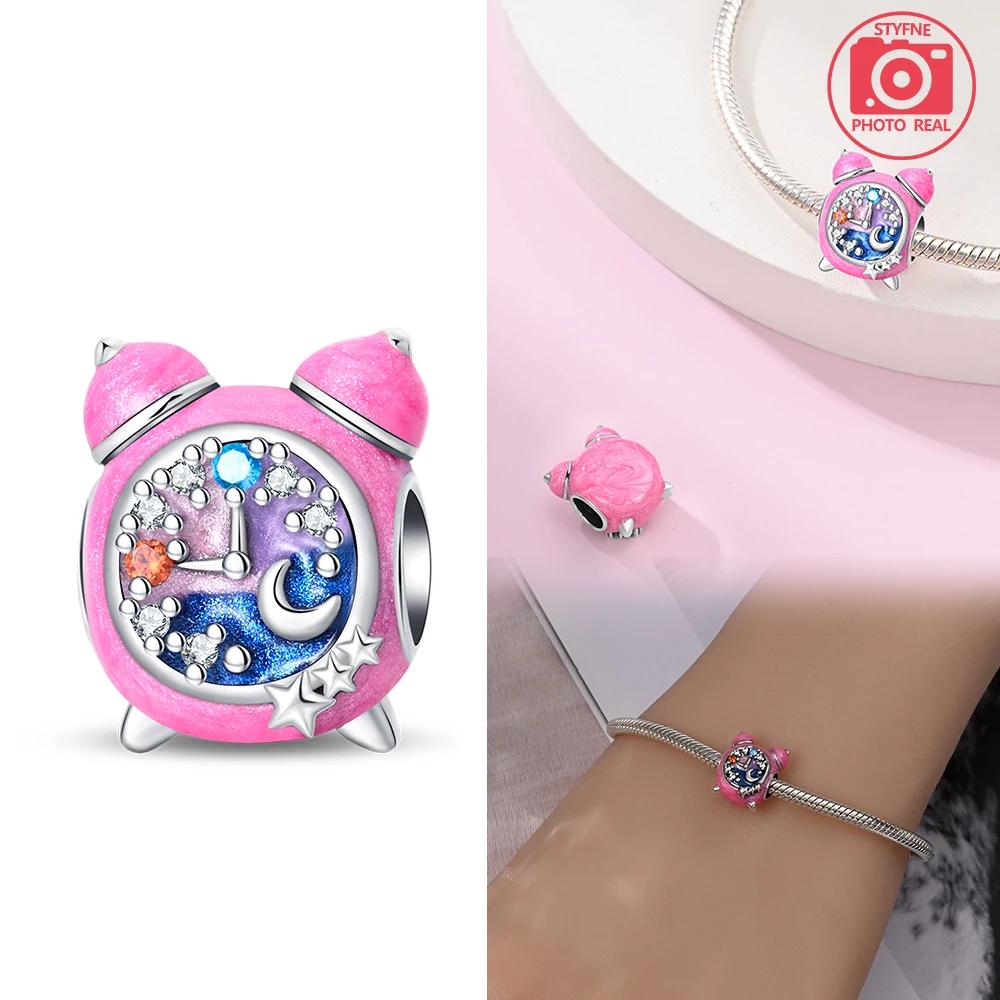 

Charm Bead Charms Plata Work Alarm Clock Bead Charms copper Colors Ideal For Charm Bead Charms copper Colors Authentic Bracelets for Jewellery Making