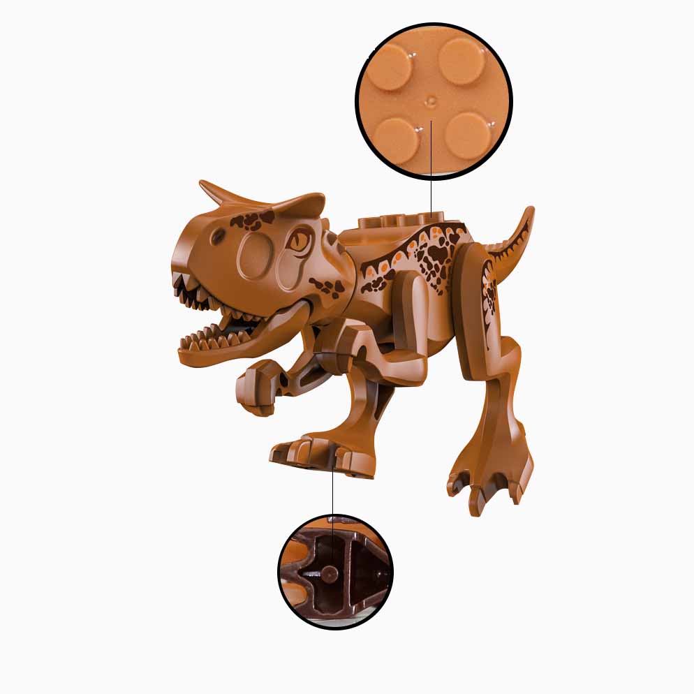 Mini Bloques de Construcción Juguete de Dinosaurio DIY Set de Construcción Creativa Juguetes Educativos STEM para Niño Niña Niños Kit de Montaje de Ladrillos Pequeños