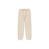 Li Ning Wade Kollektion Gestrickte Jogginghose Herren Staubiges Khaki Verdickt Gerade Passform Hose AKLR799-4