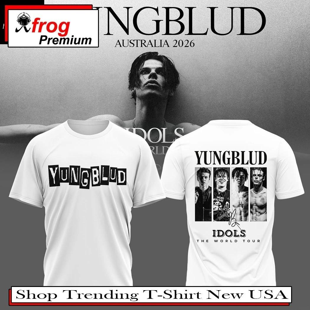 Yungblud Idols The World Tour Australia 2026 Celebrate T-Shirt Unisex All Sizes S