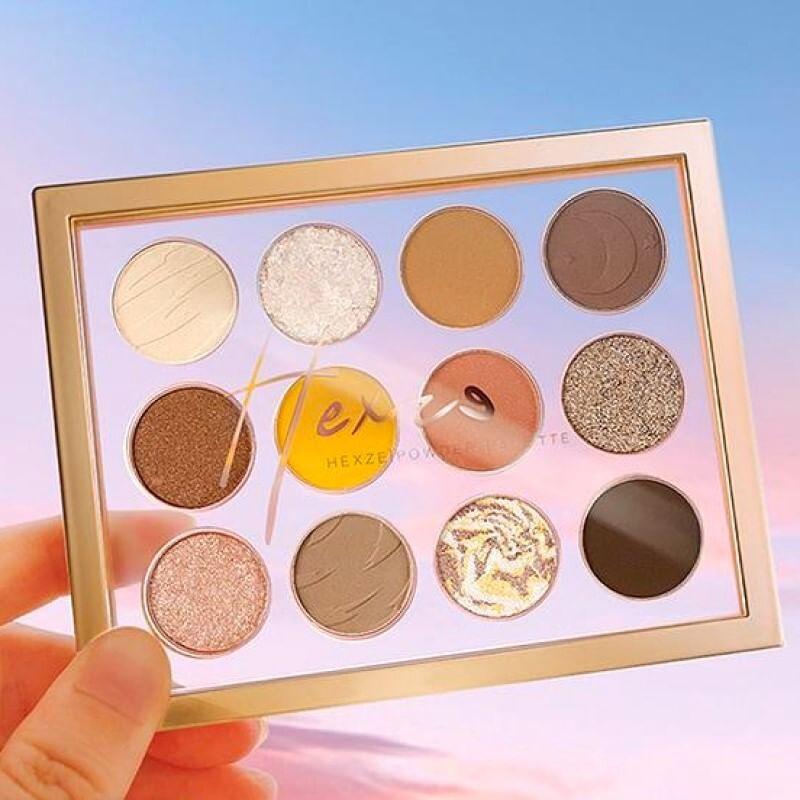 HEXZE - 12 Colorful Eyeshadow Palette - P01 Starlight