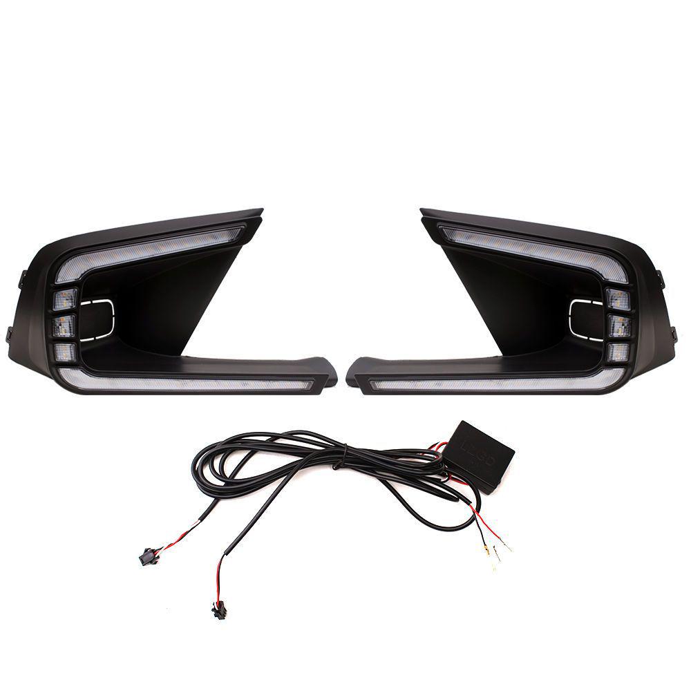11th Gen Honda Civic (2020/21) Front LED Fog & Daytime Running Lights