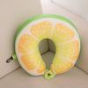 Orange Kiwi Watermelon U Shaped Neck Pillow Cartoon Foam Particle Plush Toy