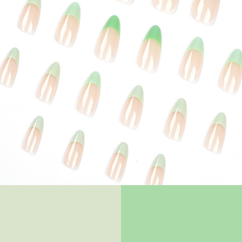 Abnehmbare grüne French Press-Aufkleber für Nagelkunst