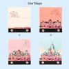 Sweet Castle Custom Tear-Off Paper Notepad Kawaii Memo Pads Promotional Funny Decorative Customized Sticky Note Pad With Logo