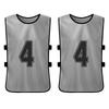 6PCS Kid"s Football Pinnies Quick Drying Soccer Jerseys Youth Sports Scrimmage Basketball Team
