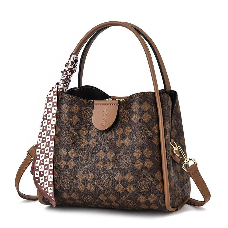 Popular bucket bag women's messenger bag 2025 new trendy fashion women's portable shoulder bag
