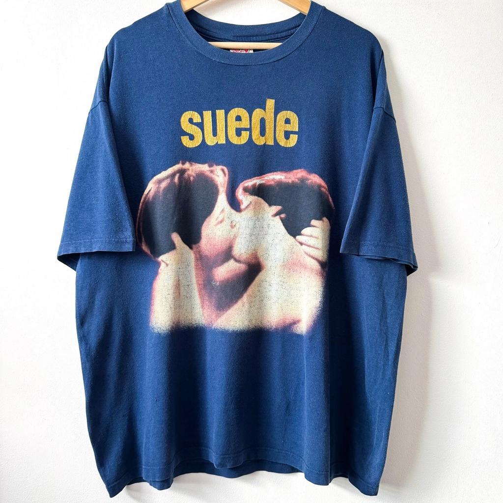 Vintage 90s Original Suede "Head Music" Tour T-T-Shirt Reprint