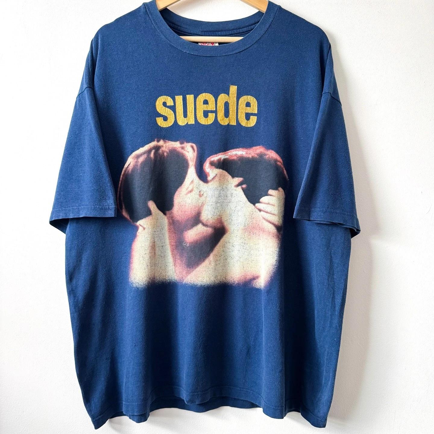 

Vintage 90s Original Suede Head Music Tour T-T-Shirt Reprint 4XL